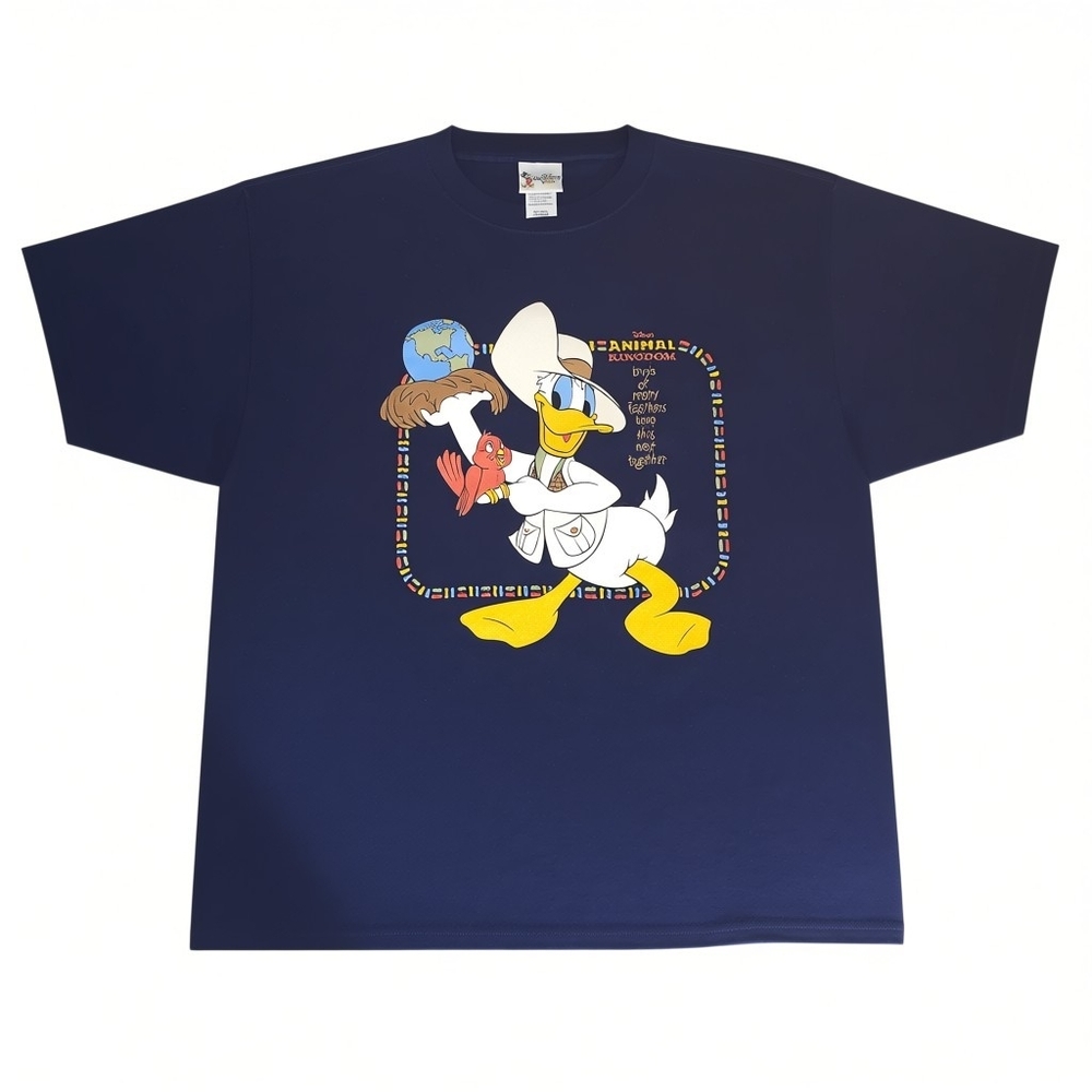Disney Animal Kingdom 90s Donald Duck T-Shirt Men's 2XL